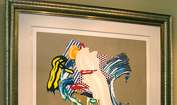 Roy Lictenstien custom frame